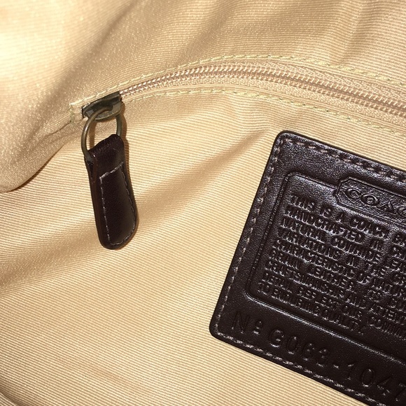 Vintage Leather Coach Patchwork Shoulder Bag RARE - Picture 6 of 16